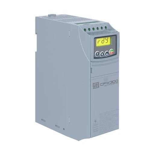 [Imagem INVERSOR DE FREQUÊNCIA TRIFÁSICO 4,8A 380/480V 50/60HZ 14148360  CFW300B04P8T4DB20 WEG]