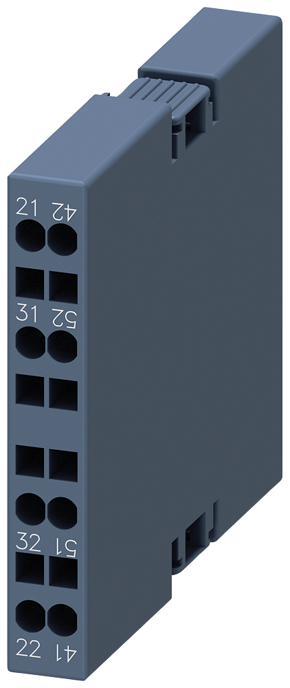 [Imagem do produto INTERRUPTOR AUXILIAR LATERAL, 2NF, PASSAGENS DE CORRENTE: 1NF, 1NF, PARA CONT 3RH29112DA02 SIEMENS]