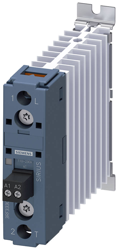 CONTATOR A SEMICONDUTOR DE 1 POLO CA 51/30 A/40 ºC 48-460 V/110-230 V CA TE 3RF33301AA24 SIEMENS