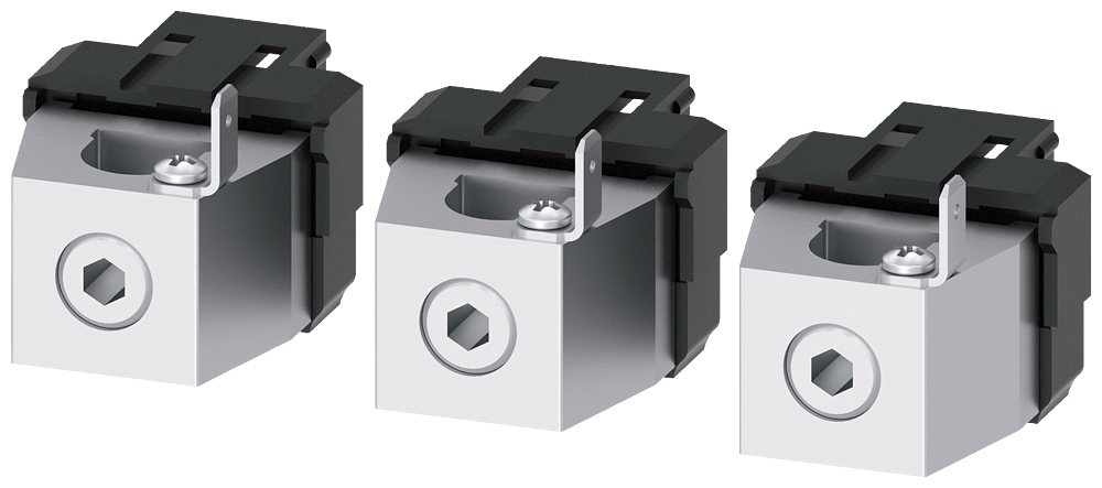 TERMINAL PARA CONDUTOR DE SEÇÃO CIRCULAR TC1.3 14 AWG - 1/0 CU 3 PEÇAS PARA 3VA91430JK11 SIEMENS