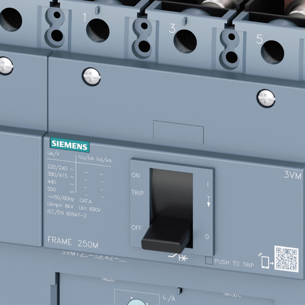 DISJUNTOR CAIXA MOLDADA TETRAPOLAR 200A 55KA SENTRON 3VM12205GE420AA0 SIEMENS DISJUNTOR-CAIXA-MOLDADA-4P-200A-55KA-SENTRON-3VM12205GE420AA0-SIEMENS-2.png