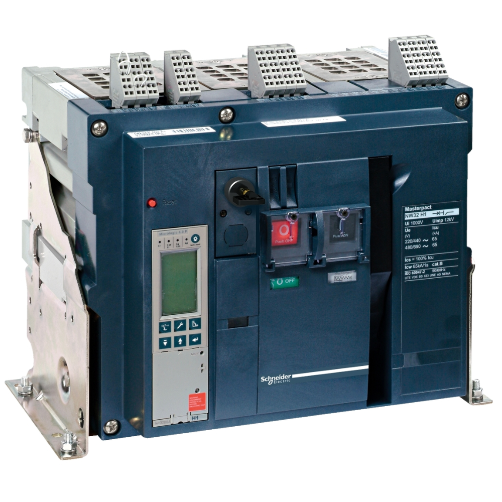 [Imagem DISJUNTOR MASTERPACT 65KA 3200A GCRNWCB NW32H13PEF5.0E SCHNEIDER]