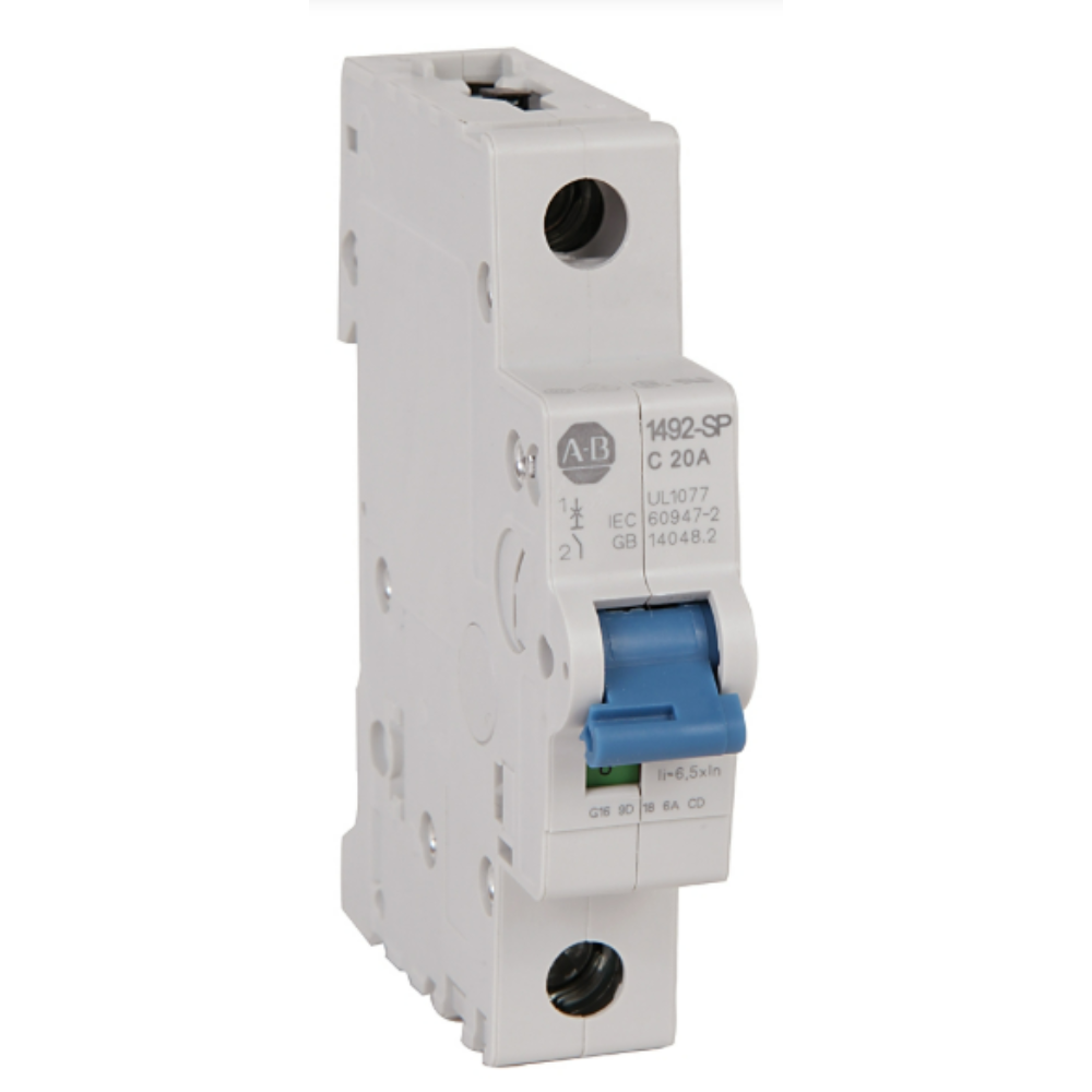 [Imagem DISJUNTOR MINI MONOPOLAR 10KA 10A 1492SPM1C100 ROCKWELL ALLEN BRADLEY]