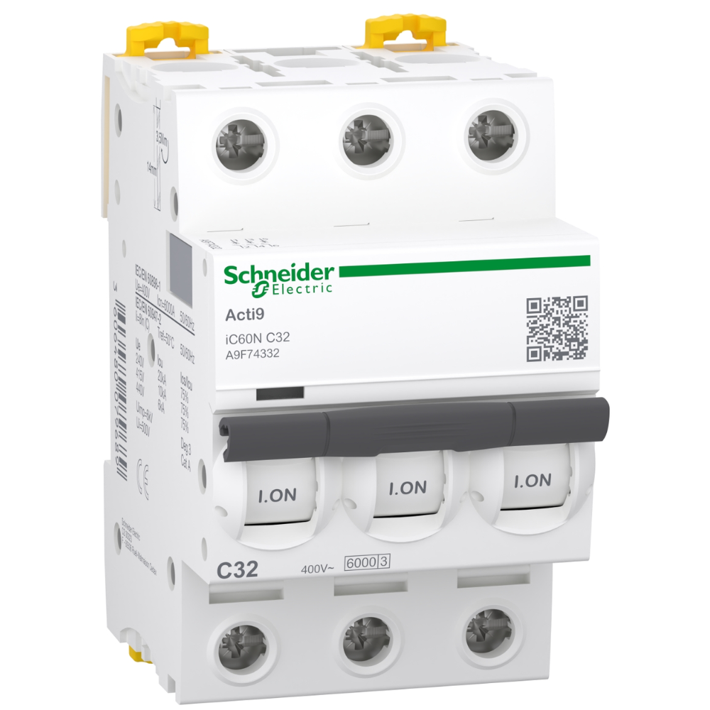 DISJUNTOR MINI TRIPOLAR 10KA 32A 440V A9F74332 SCHNEIDER DISJUNTOR-MINI-TRIPOLAR-10KA-32A-440V-A9F74332-2.png