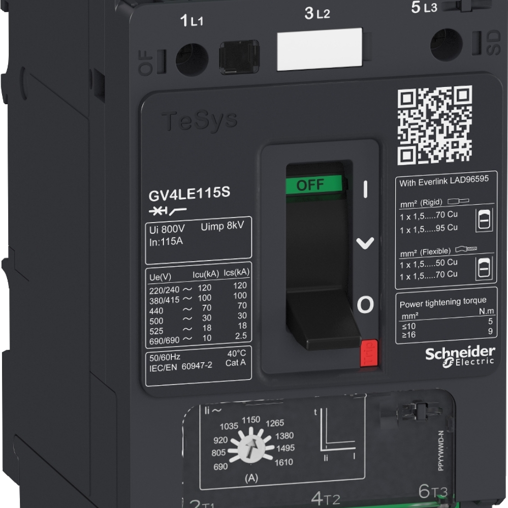 DISJUNTOR MOTOR TRIPOLAR 65/115A 25KA TERMINAIS EVERLINK GV4PE115B SCHNEIDER DISJUNTOR-MOTOR-TRIPOLAR-65115A-25KA-TERMINAIS-EVERLINK-GV4PE115B-SCHNEIDER-2.png