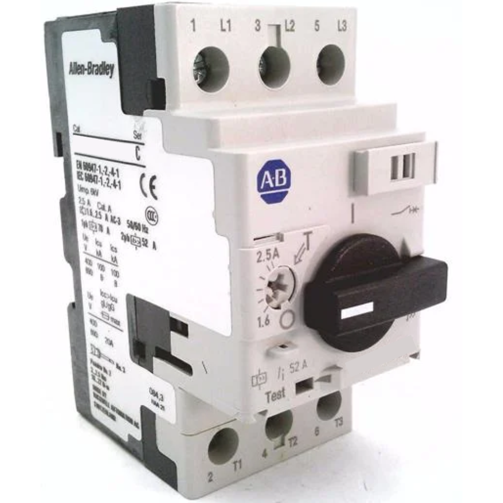 DISJUNTOR PROTEÇÃO MOTOR 0,16/0,25A 480V 60HZ 140MTC3EA25 ROCKWELL ALLEN BRADLEY DISJUNTOR-PROTEÇÃO-MOTOR-0-16-0-25A-480V-60HZ-140MTC3EA25-2.png