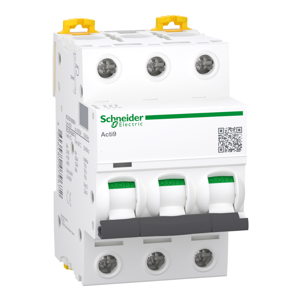 [Imagem DISJUNTOR ACTI9 IC60N 3P C 16A 440V - A9F74316-BR SCHNEIDER]