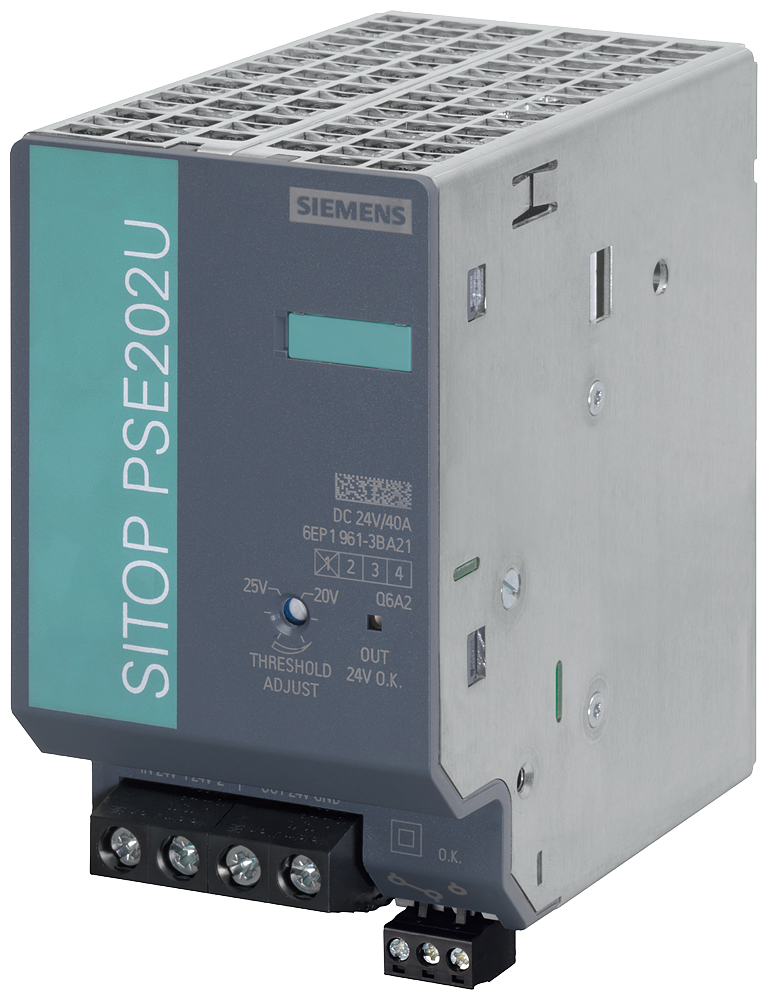 [Imagem MÓDULO REDUNDANTE SITOP PSE202U, 24 V CC/40 A 6AG19613BA214AX0 SIEMENS]