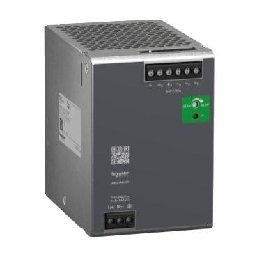 [Imagem FONTE DE ALIMENTAÇÃO CHAVEADA MONOFÁSICO 480W E-100/240VCA 140/340VCC S-24VCC ABLS1A24200 SCHNEIDER]