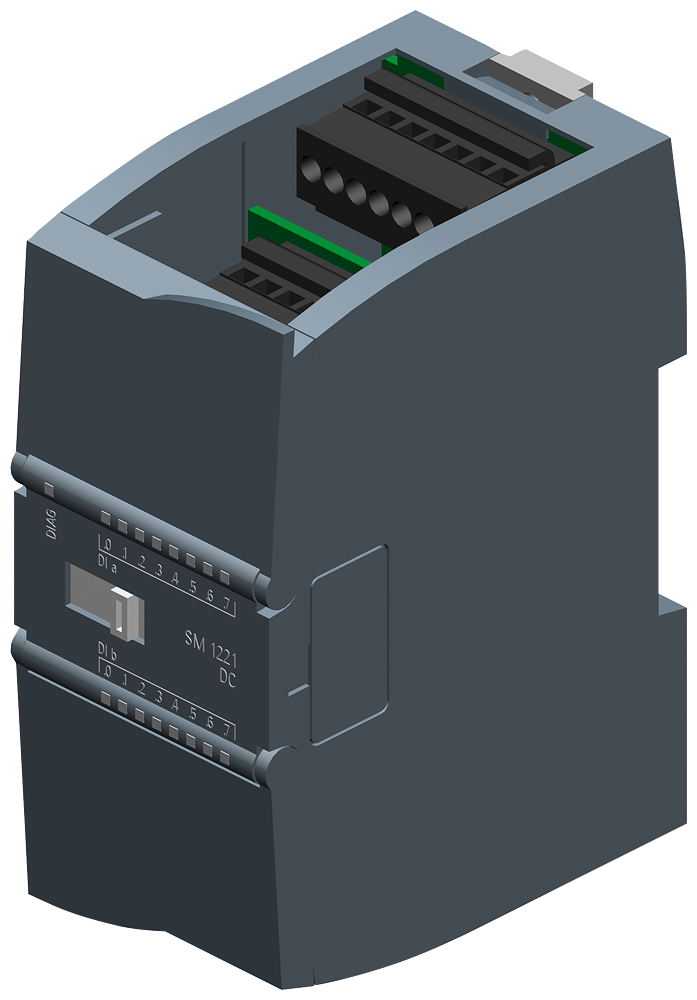 [Imagem MÓDULO DE ENTRADA DIGITAL 16 DI 24VCC SIMATIC S7-1200 6ES72211BH320XB0 SIEMENS]