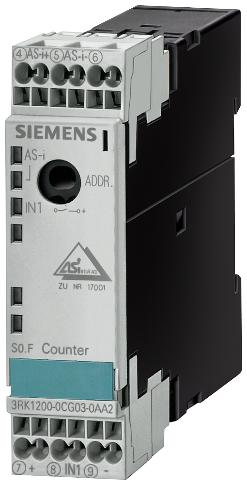 AS-I MÓDULO SLIMLINE S22,5 DIGITAL 1E CONTADOR IP20 1X1 ENTRADA DE CONTA 3RK12000CG030AA2 SIEMENS