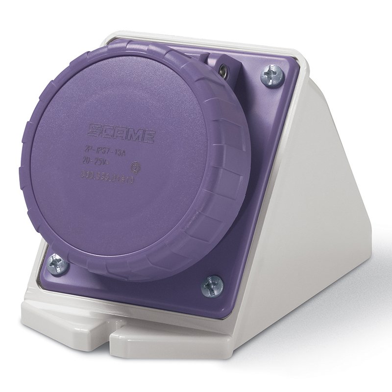 [Imagem do produto TOMADA DE MONTAGEM 50V 2P 16A 24V IP67 535.01610 SCAME]