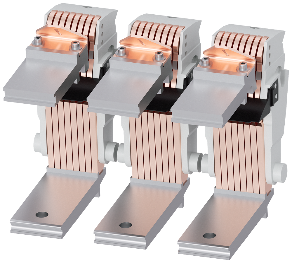 3 CONTATOS PRINCIPAIS PARA INTERRUPTORES DE 3 POLOS TAMANHO 1 CAPACIDADE DE 3WA91110AQ01 SIEMENS