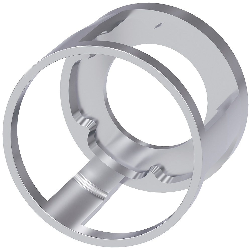 [Imagem do produto COLAR DE PROTEÇÃO PARA BOTÃO COGUMELO, 360 GRAUS, METAL VISÍVEL LATERALMENTE 3SU19500DL800AA0 SIEMENS]