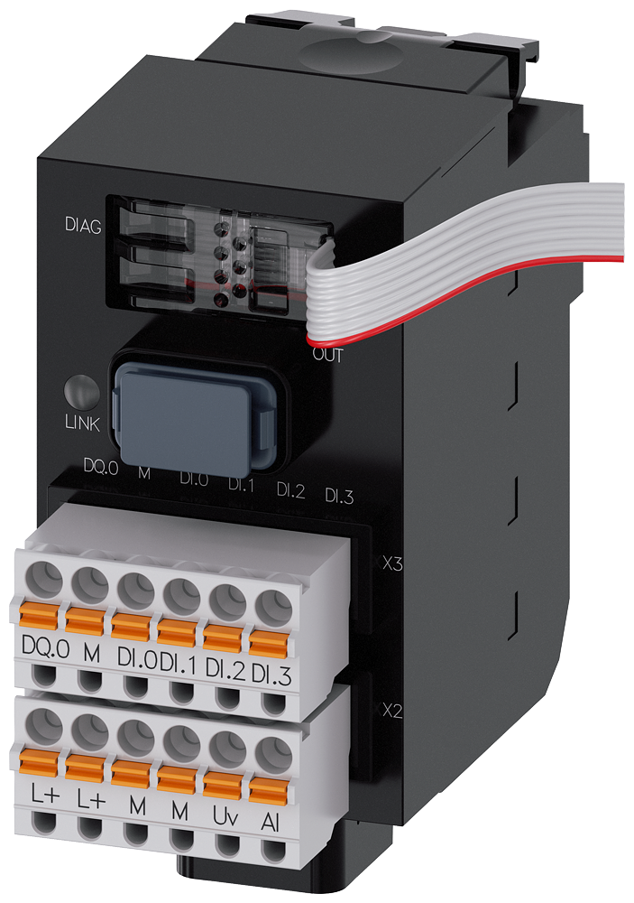 [Imagem do produto MÓDULO DE INTERFACE PARA PROFINET, 24V CC, TERMINAL DE MOLA, PARA 1-20 MÓDULO 3SU14001LK103BA1 SIEMENS]