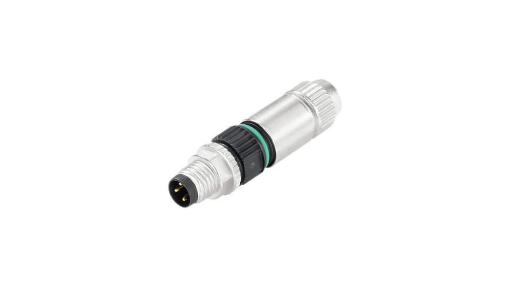 [Imagem do produto CONECTOR M8 MACHO - SAIS-3-IDC M8 PEQUENO 1784040001 WEIDMULLER]
