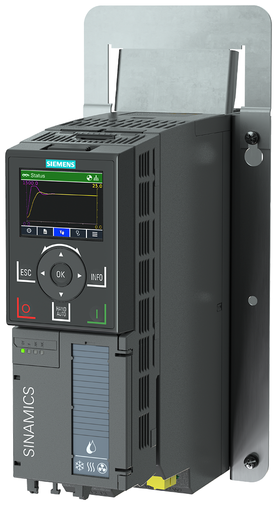 INVERSOR DE FREQUÊNCIA SINAMICS G120X IP20 PT FRAME FSA 6SL32616GA000BA0 SIEMENS