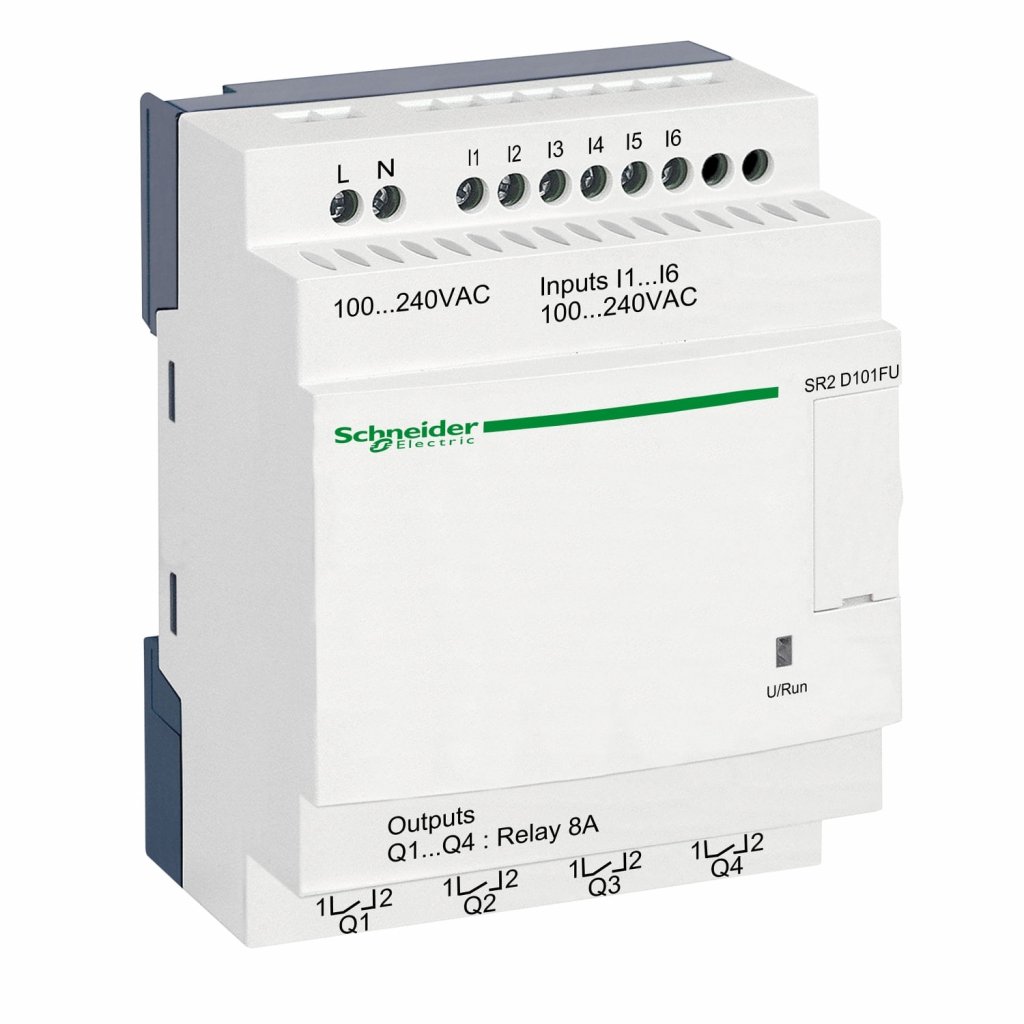 [Imagem RELÉ INTELIGENTE 8A 100/240VCA 50/60HZ SR2D101FU SCHNEIDER]