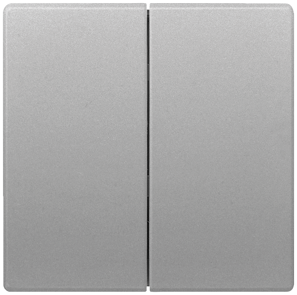 BÁSCULA 2X NEUTRA PARA INTERRUPTOR SERIAL METÁLICO PLATINADO 5TG71451 SIEMENS