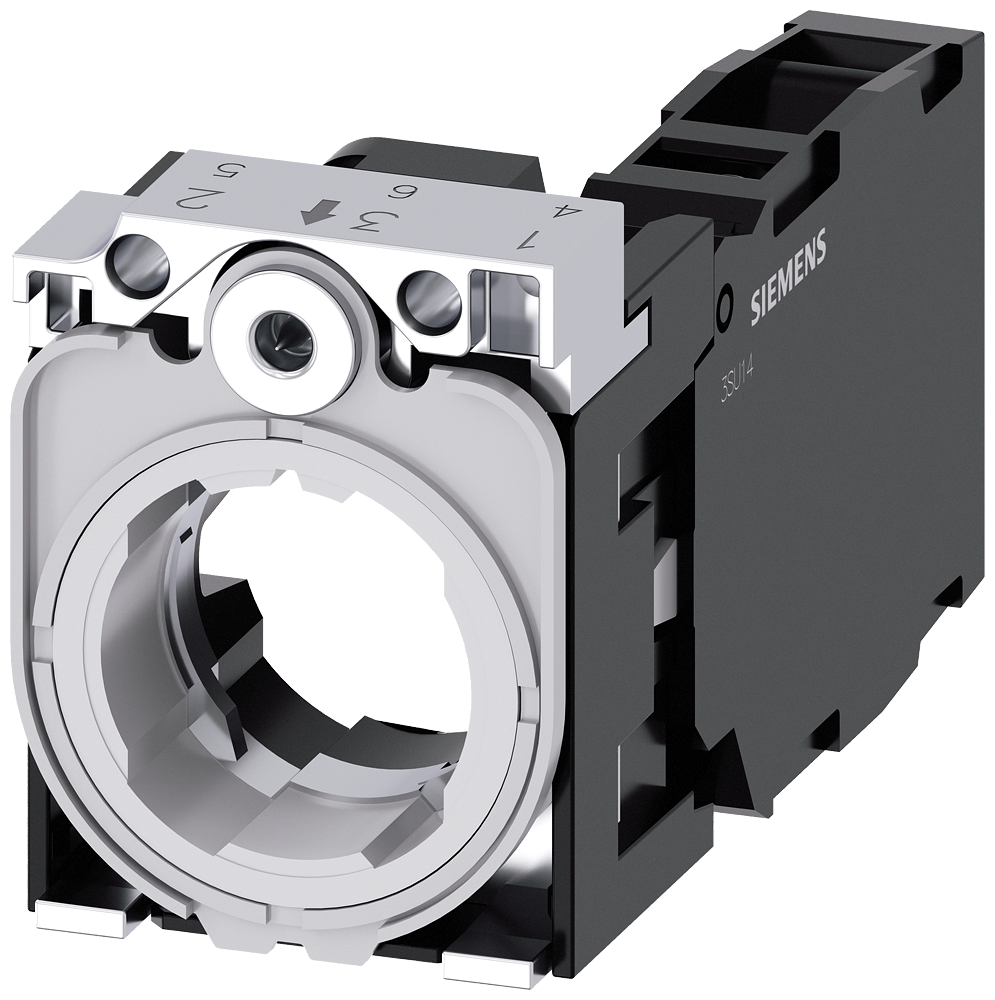 SUPORTE PARA 3 MÓDULOS METAL 1NA+1NF 3SU15101AA101FA0 SIEMENS