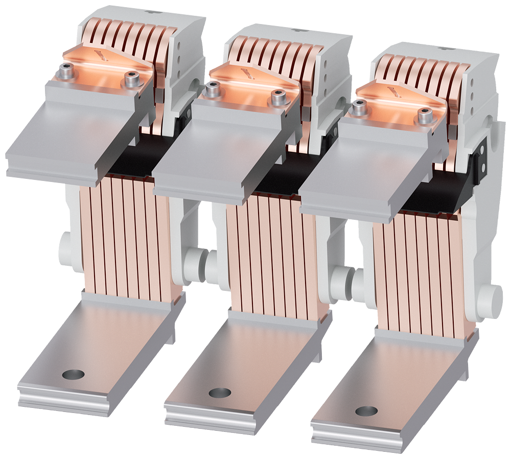 3 CONTATOS PRINCIPAIS PARA INTERRUPTORES DE 3 POLOS TAMANHO 1 CAPACIDADE DE 3WA91110AQ03 SIEMENS
