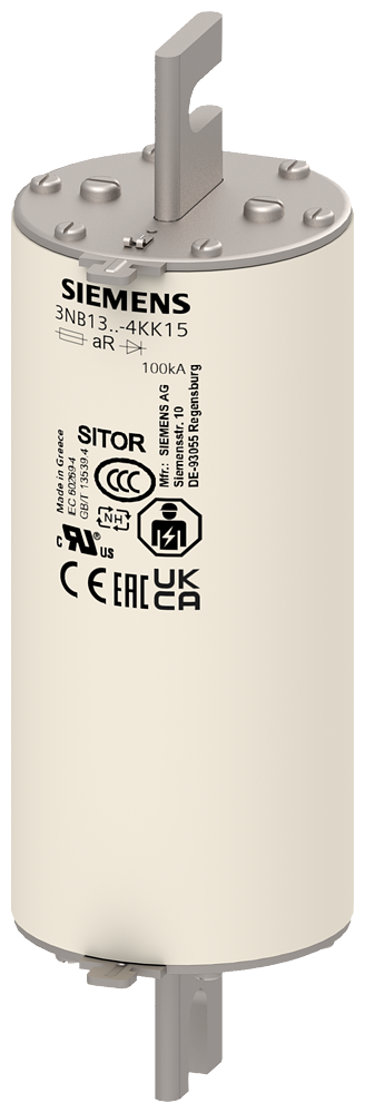 ELEMENTO DE FUSÍVEL SITOR 710A AR 1100V CC/1800V VSI 1300V CC UL @MBC 5XIN 3NB13434KK15 SIEMENS