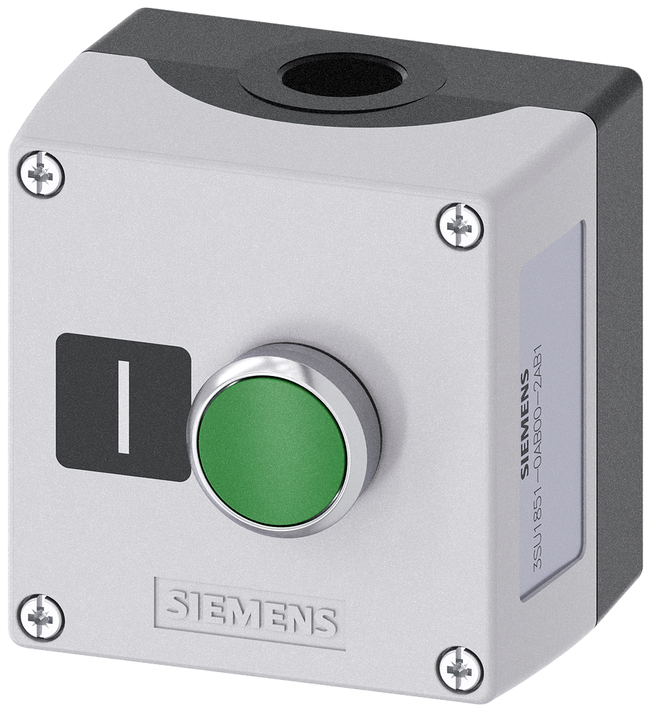 [Imagem do produto CARCAÇA PARA APARELHO DE COMANDO, 22MM, REDONDA 3SU18510AB002AB1 SIEMENS]