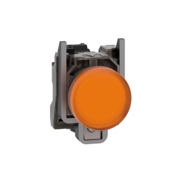 [Imagem SINALIZADOR MODULAR Ø22MM METÁLICO, LED, LARANJA, 110...120VCA XB4BVG5 SCHNEIDER]