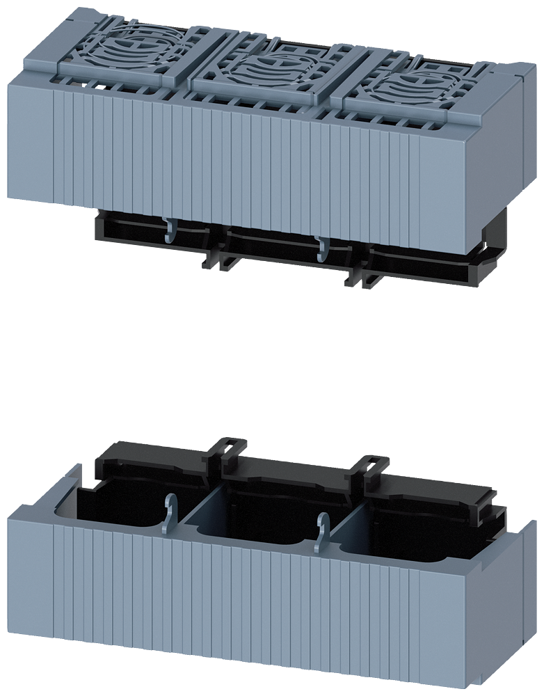 [Imagem do produto TAMPA DA CONEXÃO DO CABO COM PROTEÇÃO ANTICONTATO, PARA TAMANHO NH2, ACESSÓRIOS 3NP19531CD00 SIEMENS]