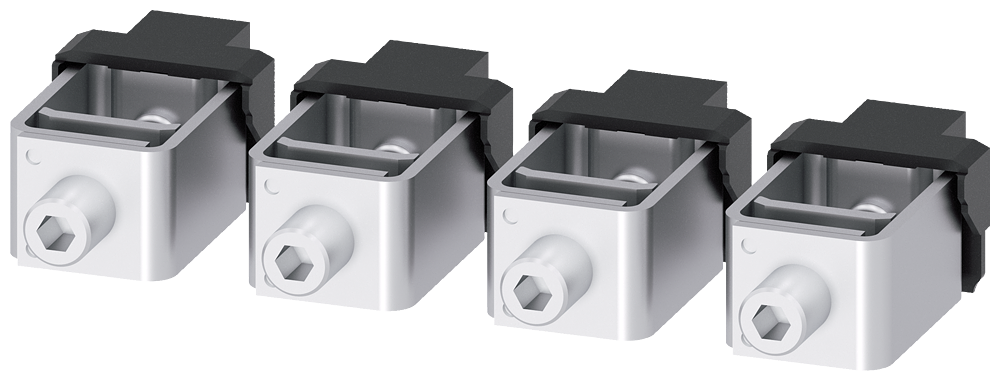TERMINAL COM MOLDURA 4 PEÇAS ACESSÓRIOS PARA: 3VA6 150/250 3VA92440JA12 SIEMENS