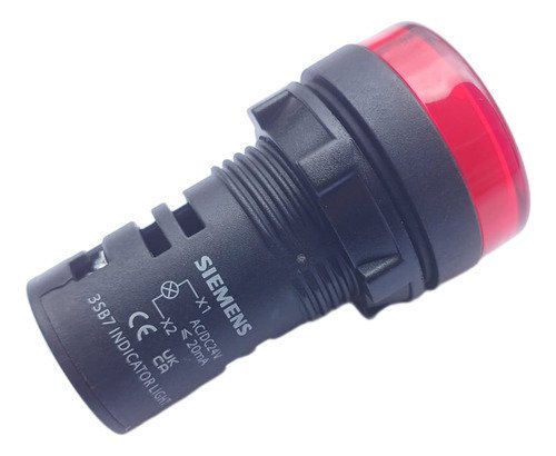 [Imagem do produto SINALEIRO MONOBLOCO PLA 24V VM 3SB72136AA201AA0 SIEMENS]