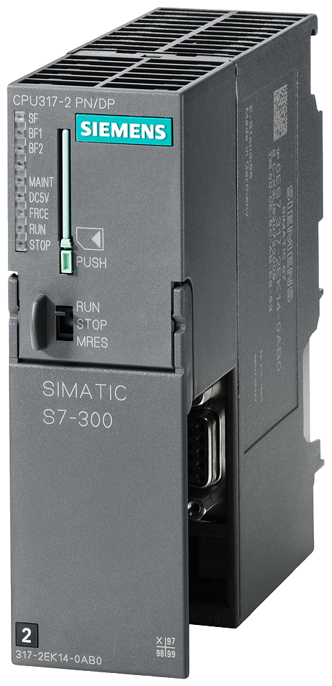 [Imagem CPU COMPACTA 317-2 PN/DP 1MB MEMÓRIA TRABALHO MPI/DP PROFINET S7-300 6ES73172EK140AB0 SIEMENS]