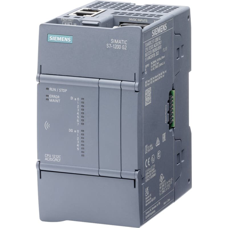 [Imagem S7-1200 G2 CPU 1212C DC/DC/DC 8DI/6DQ 6ES72121AG500XB0 SIEMENS]