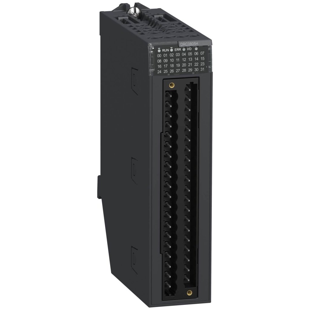 [Imagem do produto DISCRETE MODULE X80 8 NO/NC TYPE C ISOLATED RELAYS 125 V DC/250 V AC SEV BMXDRC0805H SCHNEIDER]