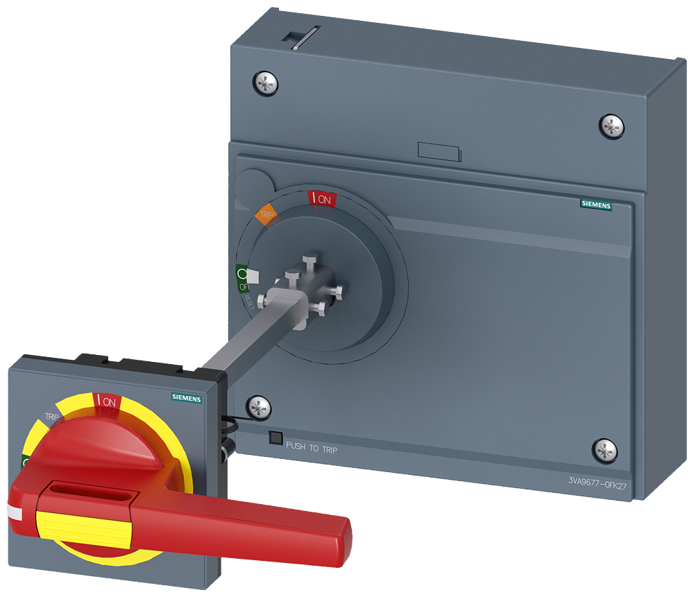 ACIONAMENTO GIRATÓRIO DO ACOPLAMENTO DA PORTA DESLIGAMENTO DE EMERGÊNCIA IEC 3VA96770FK27 SIEMENS