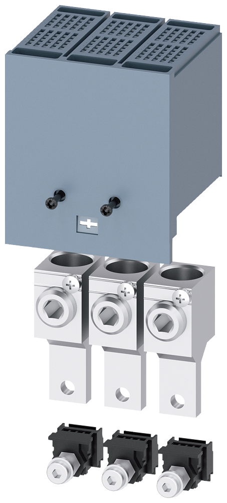 [Imagem TERMINAL PARA CONDUTOR DE SEÇÃO CIRCULAR GRANDE COM TOMADA DE TENSÃO DO CONDU 3VA91530JC12 SIEMENS]