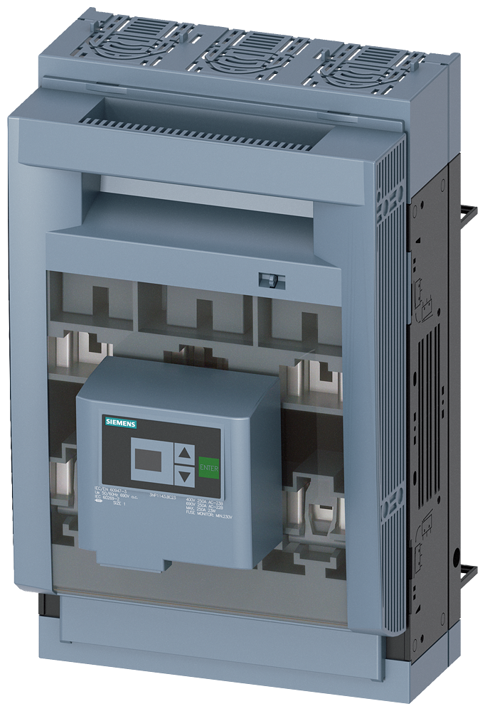 SECCIONADORA-FUSÍVEL SOB CARGA 3NP1 DE 3 POLOS NH1 250 A 3NP11431BC23 SIEMENS