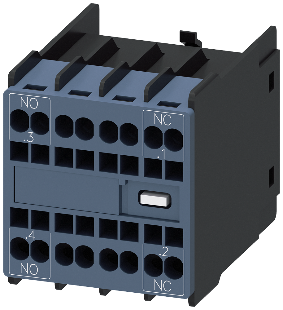 [Imagem INTERRUPTOR AUXILIAR ELETRONICAMENTE ADEQUADO 1NA+1NF 3RH29112NF11 SIEMENS]