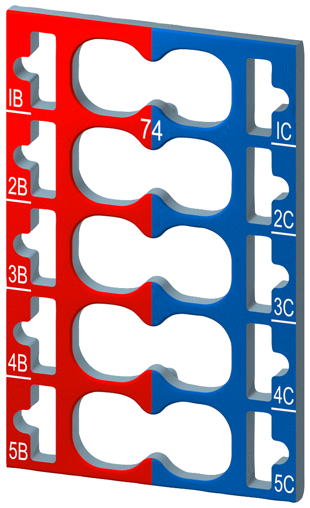[Imagem ET200SP: 10 ETIQ.IDENTIF., CÓD: CC74 6ES71936CP742AA0 SIEMENS]
