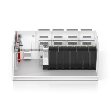 [Imagem do produto ALL IN ONE MODULE 42KW 7RACK WALL MOUNT DX 400V PFMIEJ042W1R007B SCHNEIDER]