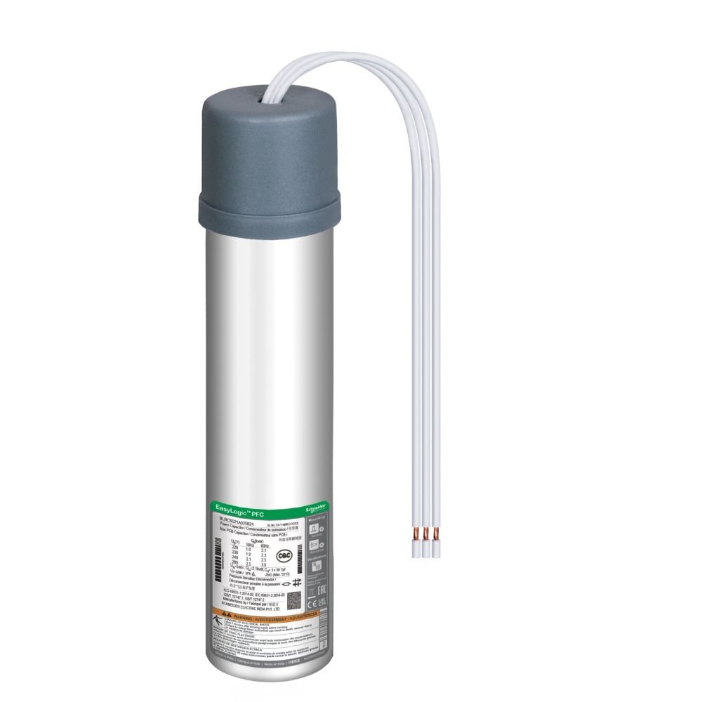 [Imagem CAPACITOR EASYCAN 5.0KVAR 480V 60HZ 3F SCHNEIDER]