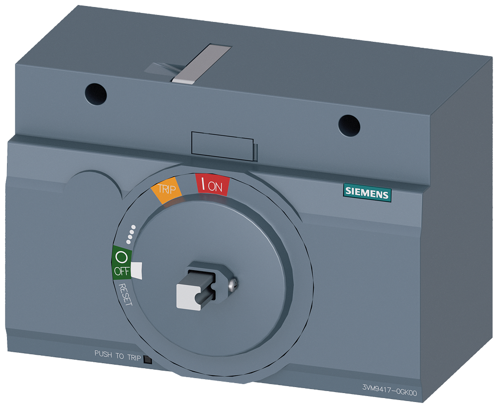 ACIONAMENTO ROTATIVO COM PONTA DO EIXO PARA RETROFIT 8UC ACESSÓRIOS PARA: 3VM 3VM94170GK00 SIEMENS