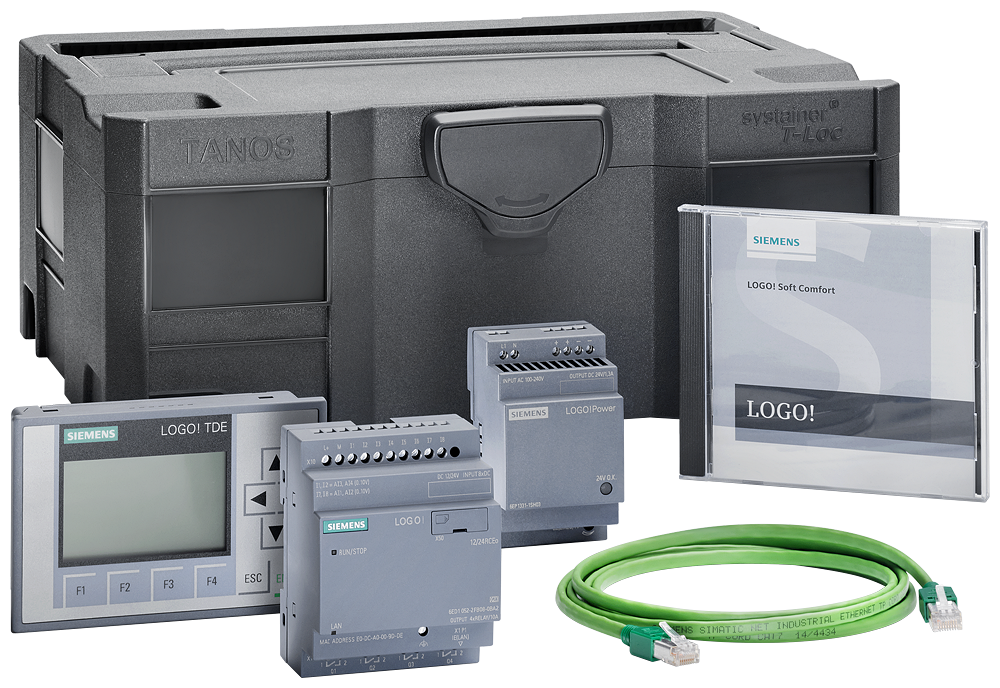 [Imagem do produto LOGO! STARTERKIT 12/24RCEO 6ED10574BA110AA0 SIEMENS]
