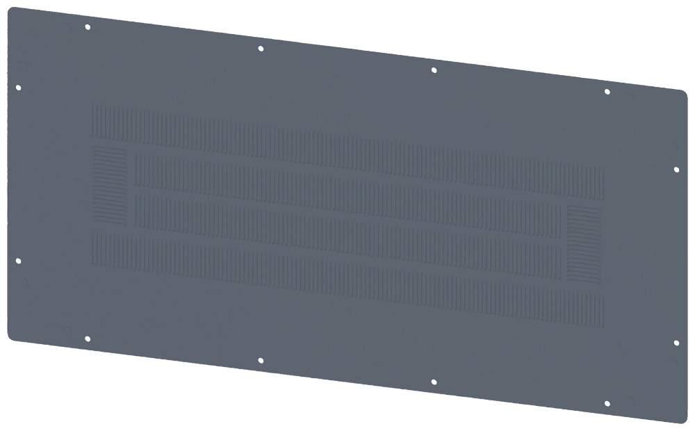 TETO COM ABERTURAS DE VENTILAÇÃO IP40 L: 800 MM P: 400 MM GALVA 8MF10842UD300A SIEMENS
