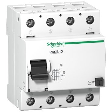 [Imagem INTERRUPTOR DIFERENCIAL RESIDUAL TETRAPOLAR ID 116905 SCHNEIDER]