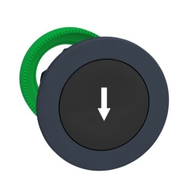 [Imagem CABEÇOTE PARA BOTÃO FACEADO Ø30MM PLÁSTICO RETORNO POR MOLA VERDE ZB5FA335 SCHNEIDER]