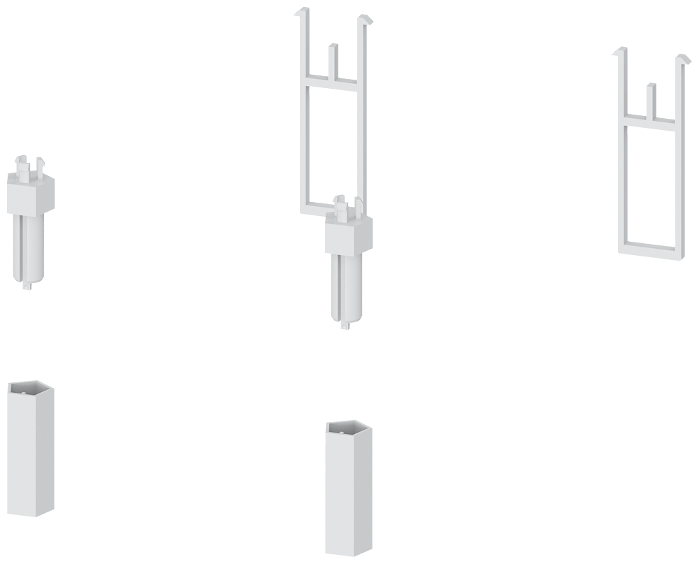 [Imagem CONJUNTO DE CODIFICAÇÃO PARA LIGAÇÃO DE CONDUTOR AUXILIAR (AUX) 3WA91110AB07 SIEMENS]
