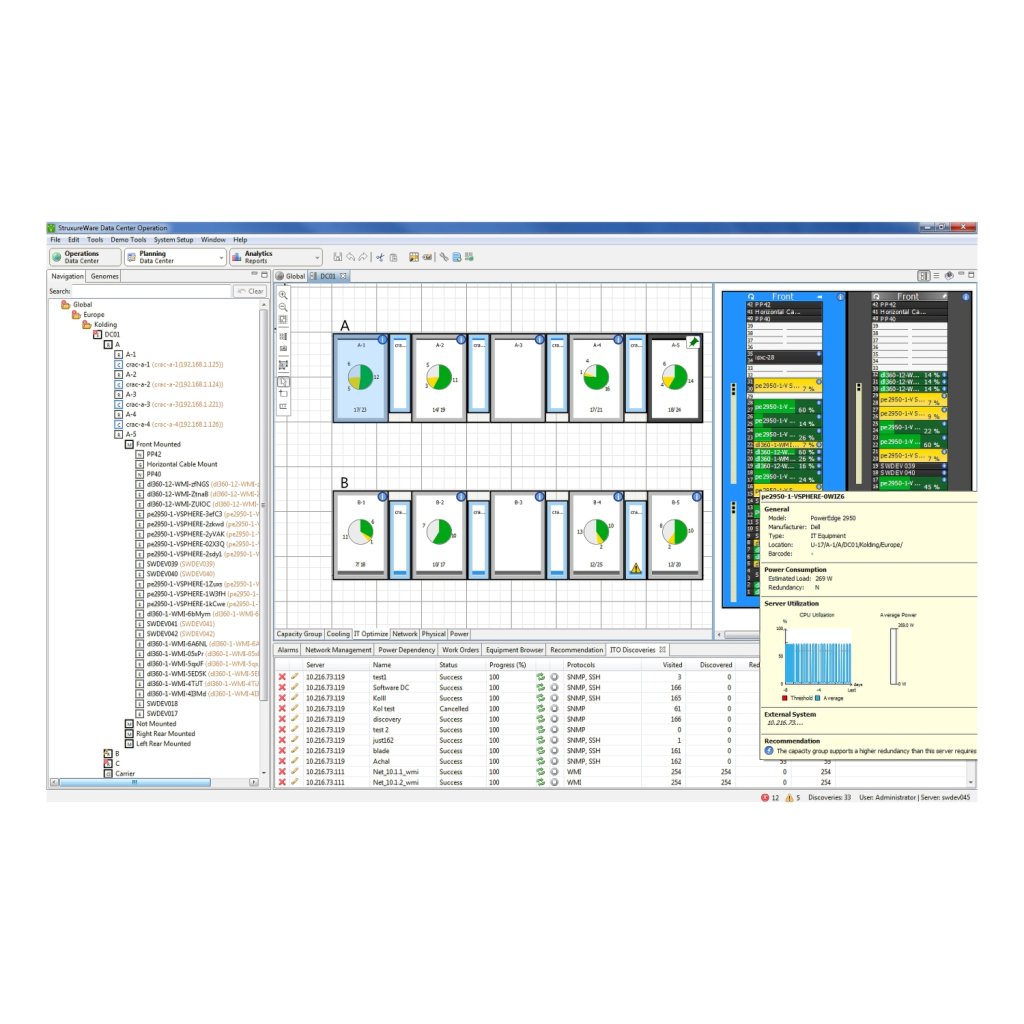 [Imagem do produto ECOSTRUXURE IT ADVISOR IT OPTIMIZE 1 YEAR SUBSCRIPTION LICENSE FOR 10 RACKS OR OR 18FT2/1.6M2 SFTWAP916010 SCHNEIDER]