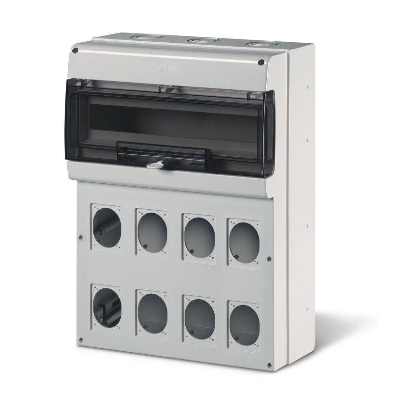 [Imagem do produto QUADRO DE DISTRIBUIÇÃO M550 24DIN PARA 8 TOMADAS 672.5822 SCAME]