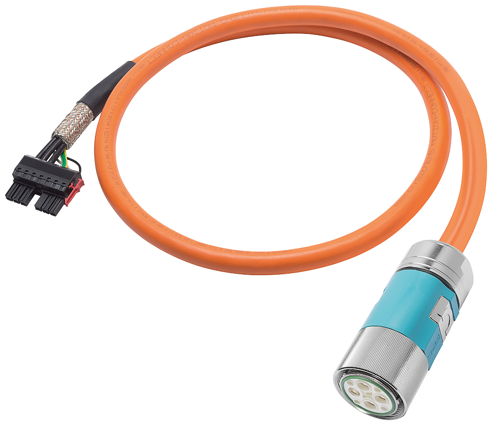 [Imagem CABO POT 10M 4X10+(2X1,5)C C/ CONECTORES MOTION-CONNECT 500 6FX50025DS171BA0 SIEMENS]